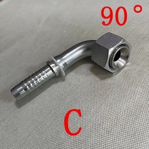 유압호스 고압 Metric M10-42 유압 콘 호스 엔드 withold 유형 튜브 고압 피팅 6-25mm 가시 조인트 커넥터, 05 C bend_03 6MM to M14x1.5