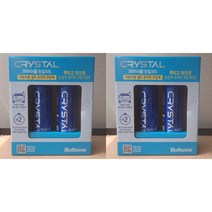 불스원 크리스탈 듀얼 코트 자동차 셀프 유리막 코팅제 (300ml x 2) x 2박스, 1.2l