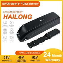 전기자전거 배터리 36V 48V 52V EBike 배터리 36v 20ah 48v 전기 자전거 팩 전자 Bafang 모터 250W 1000W