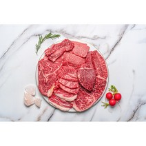 1++한우 모듬한판 소고기 투쁠 특수부위 꽃등심 채끝 안심 살치 600g 800g, 토파즈600g(메인200g+특수부위400g)