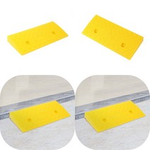 마트498 계단 문턱 경사로 5CM 옐로우 안전발판 차량진입판 단차해소기 발판 휠체어 주차장 경사판 진입판