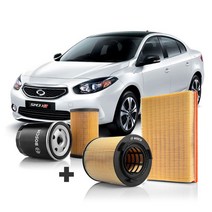 SM3 뉴제너레이션 1.5 가솔린 오일필터+에어필터(에어크리너) 세트 O1186+A2082