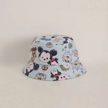 벙거지 모자 버킷햇 디즈니 미키마우스 봄 여름 남아 여아 코튼 파나마 어부 챙넓은 귀여운