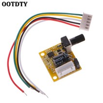 Ootdty dc 5 v 12 v 2a 15 w 브러시리스 모터 속도 컨트롤러 no hall bldc 드라이버 보드|motor speed|motor speed controller, 1개