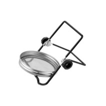 모종 트레이 뚜껑 발아 메이슨 항아리 1 세트 스테인레스 스틸 뚜껑 세트 필터 뚜껑 가정용 정원 재배 액, 04 black shelf