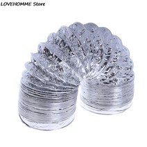 자바라 닥트 호스 천 덕트 주름관 PVC 인공 호흡기 파이프 알루미늄 튜브 공기 환기, 없음