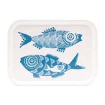 야미다 스토어 야미다숄오브피쉬 사각트레이 터키색 27x20cm