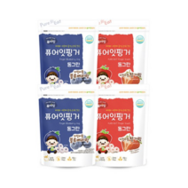 퓨어잇 핑거 동그란 자일리톨 딸기링 2p + 블루베리링 2p, 2세트