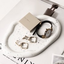 세라믹 악세서리 트레이 차키트레이 촬영소품 (A타입), 오브제트레이 A타입(화이트)