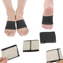 PKFARM 기능성 발바닥 아치 탄력밴드 2P 1SET 평발 일상생활 교정 보호 통증 완하 보호대, 블랙(S-M) 1SET