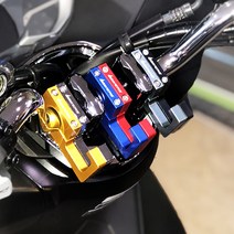 혼다 PCX 봉지걸이 핸들바 중간 22mm 범용 바이커스, Red - 레드