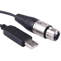 케이블 커넥터 USB RS485 제어 어댑터 Enttec Open DMX 인터페이스 케이블 ADJ Inno 포켓 스캔 LED 라이트, 02 16ft