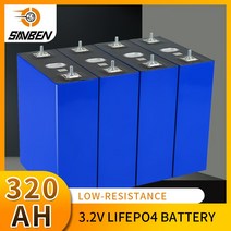 DIY 리튬 철 인산염 셀 팩 충전식 골프 카트 배터리 RV 캠핑카용 Lifepo4 320AH 280AH 200AH 105AH 3.2V, [01] 16PCS 320AH