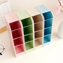 스토리지 한방깔끔 연필꽂이 컬러링 4개 다용도수납장 수납, 컬러링 연필꽂이 한방깔끔 수납 스토리지 4개