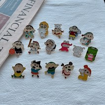 짱구 뱃지 브로치 짱구브로치 친구들 맨구 규리 철수 훈이 흰둥이 초코비