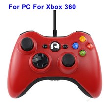 Xbox 360 용 USB 유선 컨트롤러 PC Windows 781011 Microsoft XBOX360 콘솔 슬림 게임 패드 조이패드 조이스틱, RD, 협력사