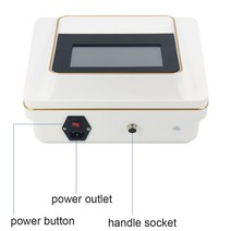 2in 1 충격파 치료 기계 전문 장비 7 스크린 발기 통증 완화, 04 AU Plug carton