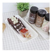 회사 휴게실 탕비실 사각 간식 트레이 논슬립 쟁반 프랜차이즈 빵담기 사용편리, 단일사이즈