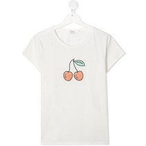 봉쁘앙 21SS 뽕쁘앙 키즈 체리 티셔츠 화이트 S01GTSKN0801 102D