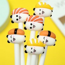초밥 볼펜 추천 패스트푸드 필기감좋은 선물용 귀여운 특이한 판촉 학용품 실리콘 다이소, 1-3. A타입 성게알초밥