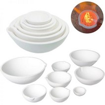고온 석영 실리카 용융 도가니 접시 그릇 냄비 주조 금은 금속 주얼리 용기, 120mm 1500g_1pcs
