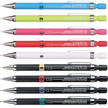 제브라 zebra 드라픽스 낱개 DM3 DM5 DM9 DRAFIX F MP 지브라 제브러 제도샤프 제도용샤프 학생, F 0.5 라이트블루