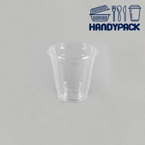 아이스컵 일회용 12온스 PS 투명컵 98파이 50개