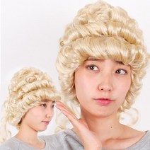 뉴 귀족부인가발/여자가발/금발/파티가발/공연/연극/의상소품/파티소품/파티용품/이벤트/중세머리, 뉴 귀족부인가발