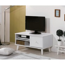 미니거실 모던 화이트 소형 TV대 수납장(80cm 2컬러) AV 안방 인테리어
