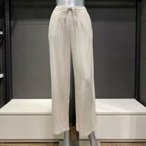 보니스팍스 NC02 린넨 밴딩 통바지 B28SL330