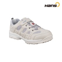 한스 HS-34 피카소 아이보리 크린룸 안전화 통기성 건설 마감용, 285