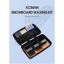 스키 스노우보드 왁싱 및 튜닝 컴플리트 브러시 키트 나일론 황동 말털 브러시 금속 스크레이퍼 왁스 스크레이퍼 및 PTEX Flate Fi, blue