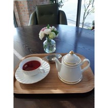 골드림 럭서리 홈카페 커피홍차잔, 화이트