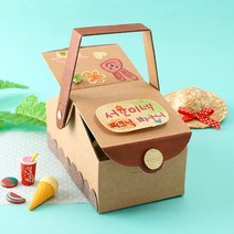 [아트랄라]피크닉바구니만들기시장놀이역할놀이만들기수업재료, 바구니단품(1개)+과일재료추가