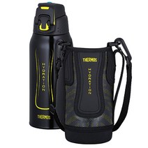 써모스 원터치 스포츠 보틀, 블랙옐로우(FFZ-801FK-BKY), 800ml