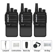 워키토키 Baofeng-BF S99 4800mAh 전문가용 미니 워키 토키 고출력 양방향 라디오 UHF 400-470MHZ 16CH 휴대용 3 개입, 01 No Box_02 BRITISH