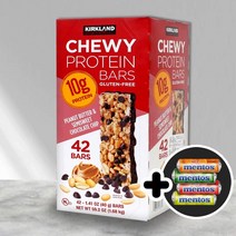 커클랜드 츄이 에너지 프로틴바 1.68kg (42개입) +캔디세트 단백질바 견과류 코스트코, 단품, 단품
