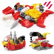 블럭 중장비 건설 항공 해양 빌드블럭 공구놀이 레고블럭 듀블로 레고호환블록, 01.1001Y