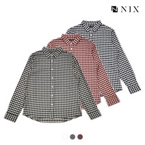 [NIX]남)플란넬 윈도페일 히든버튼 셔츠(FNNFCSL152P)