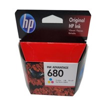 HP 정품잉크 DeskJet Ink Advantage 4675 칼라 (NO.680), 1개