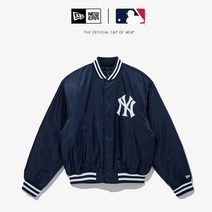 뉴에라 13338641 MLB 뉴욕 양키스 야구점퍼 스타디움 재킷 네이비, 없음