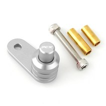 오토바이 액세서리 브레이크 레버 주차 스위치 버튼 보조 잠금 장치 혼다 PCX125 NC700S CT125, 10 PCX Silver