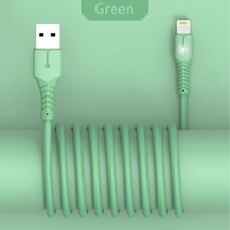 YUTOOL Quick Charge USB Cable For iPhone 14 13 12 11 Pro Max XS 6s 7 8 Plus Origin Mobile Phone Char, green_1.5m