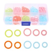 240pcs 라운드 니트 뜨개질 마킹 원 링 마커 크로 셰 뜨개질 스티치 DIY 재봉 액세서리