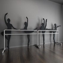 발레바 무용 바 학원 스트레칭 필라테스 유연성 훈련 발레봉 댄스 강습 연습, 블랙단층120x60x80cm