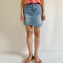 르찌나 알라킷 H라인 청치마 미니스커트 여름스커트