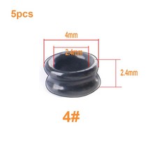 낚시대 릴 수리 복원 낚싯대 가이드 링 DIY 세라믹 로드 키트 끈 또는 고무 링으로 막대에 고정된 자체 포함 그루브 5 피스, Size 04