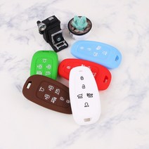 [3G MALL] 현대 2021 투싼 NX4 디 올뉴 투싼 5버튼 7버튼 스마트키 실리콘 키케이스, 7버튼_블루