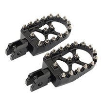 할리 Softail Fatboy 스트리트 밥 FXBB 브레이크 아웃 슬림 FLSL FXDR 2018-2021 용 MX 와이드 풋 페그 프, Black Front A, 01 Black Front A