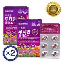 루테인 플러스 30캡슐x2박스 11종 복합기능성 비타민B 나이아신 아연 망간 셀레늄 구리